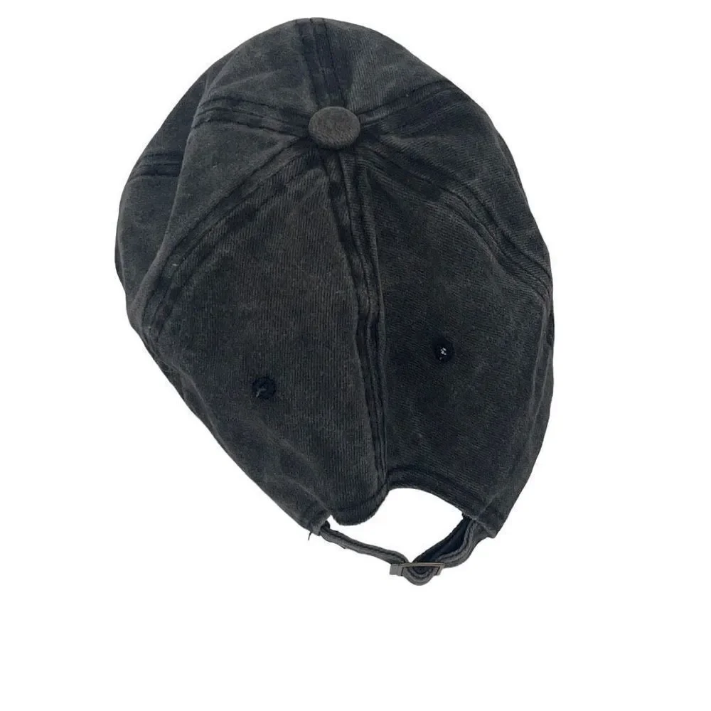 Y.F Unisex Baseball Cap Hat Adjustable Smiley Face Print Outdoor Summer One Size